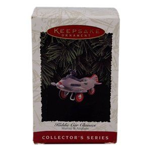 Hallmark Keepsake Ornament Kiddie Car Classics Murray Airplane Collector'sSeries